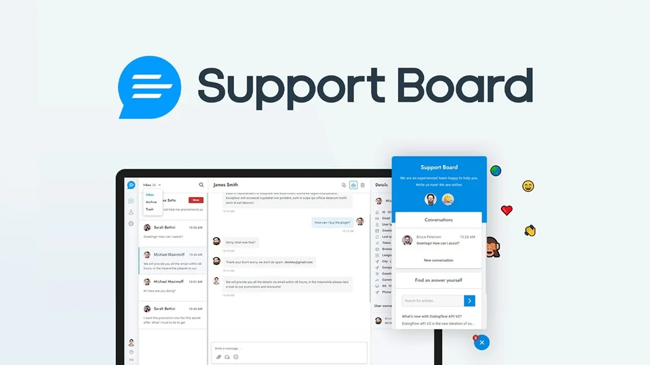افزونه Support Board