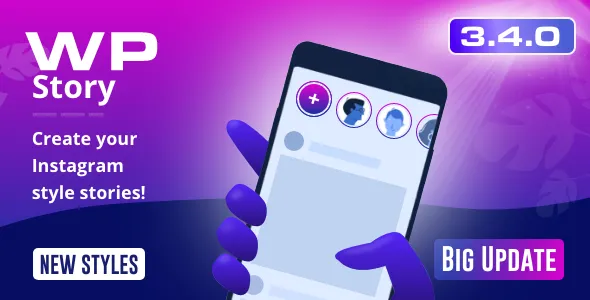 دانلود افزونه WP Story Premium